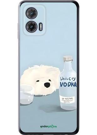 Чехол на motorola g73 пес водка моторола г73