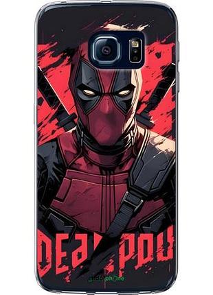 Чехол на samsung galaxy s6 edge g925f дэдпул, deadpool самсунг с6 эдж г925ф