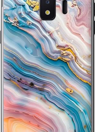 Чехол на samsung galaxy j2 core мрамор красивый самсунг й2 кор