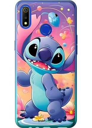 Чехол на realme 3 стич 2