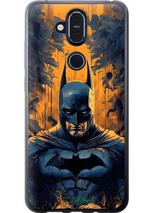 Чехол на nokia 8.1 бетмен, batman нокиа 8.1