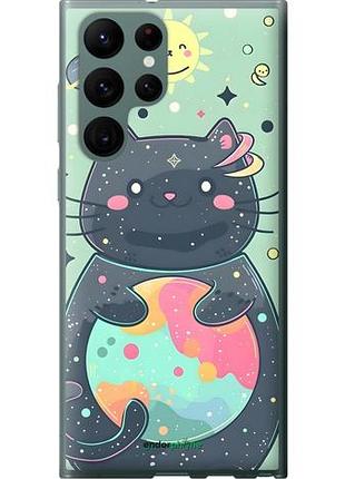 Чохол на samsung galaxy s22 ultra милий котик