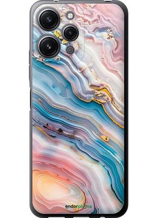 Чехол на xiaomi redmi 12 мрамор красивый сяоми редми 12