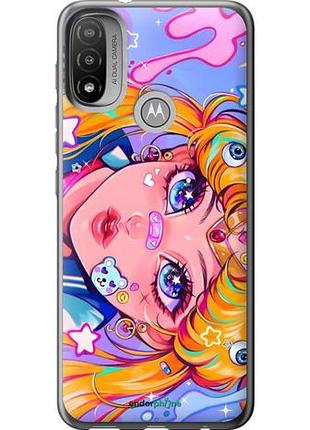 Чехол на motorola e20 сейлор мун 4 моторола е20