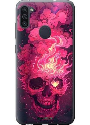 Чехол на samsung galaxy a11 a115f череп арт самсунг а11 а115ф