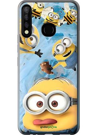 Чехол на tecno camon 12 cc7 миньоны текно камон 12 сс7