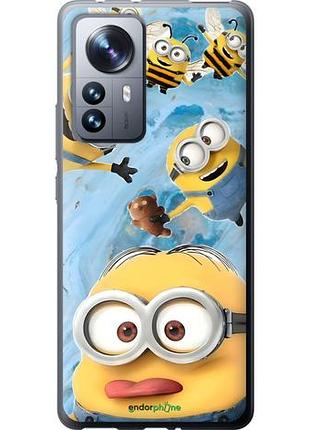 Чехол на xiaomi 12 pro миньоны сяоми 12 про