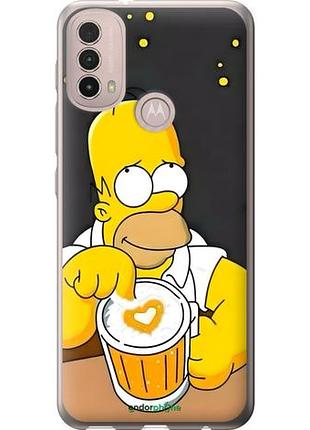 Чехол на motorola e40 гомер пиво моторола е40