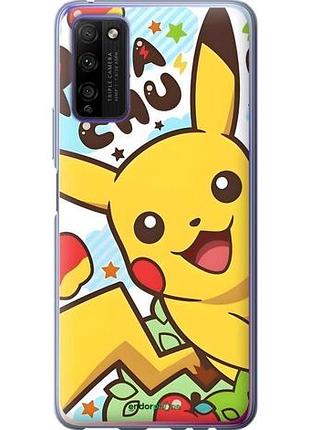 Чехол на huawei honor 30 lite пикачу 2 хуавей хонор 30 лайт2