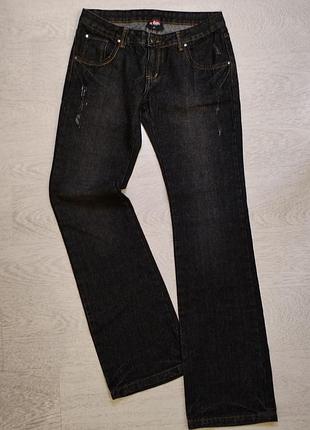 Чёрные прямые джинсы от lee cooper (оригинал).