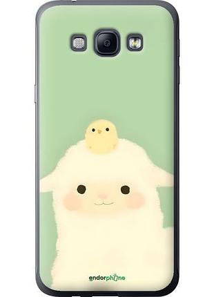 Чохол на samsung galaxy a8 a8000 барашок і циплівок