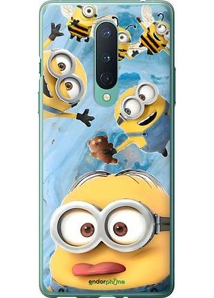 Чехол на oneplus 8 миньоны 1+ 8