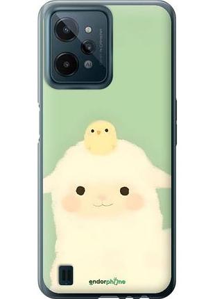 Чехол на realme c31 барашек и ципленок риалми с31