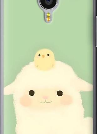 Чехол на meizu mx4 pro барашек и ципленок мейзу мх4 про