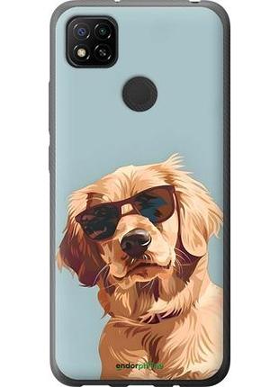 Чехол на xiaomi redmi 9c пес в очках сяоми редми 9с