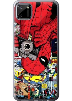 Чехол на realme c11 2020 человек паук, spiderman 2 риалми с11 2020 2
