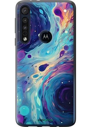 Чехол на motorola one macro арт акварель моторола ван макро
