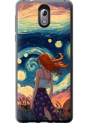 Чехол на nokia 3.1 девушка арт нокиа 3.1