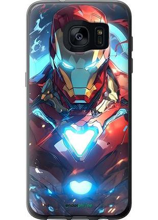 Чехол на samsung galaxy s7 edge g935f железный человек самсунг с7 эдж г935ф
