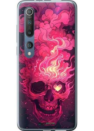 Чехол на xiaomi mi 10 череп арт