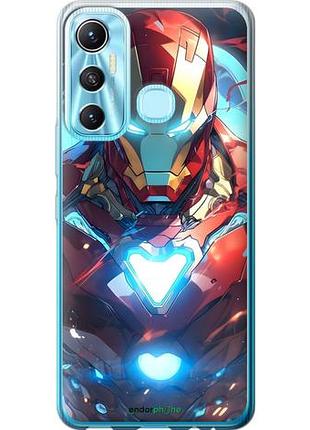 Чехол на infinix hot 11 железный человек инфикс хот 11