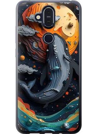 Чехол на nokia 8.1 кит в космосе нокиа 8.1