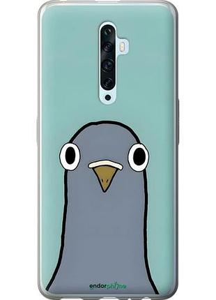 Чехол на oppo reno 2z голубь
