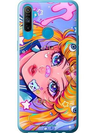 Чехол на realme c3 сейлор мун 4 риалми с3