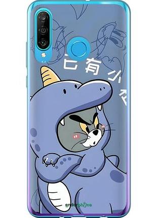 Чехол на huawei p30 lite том и джерри 1 хуавей п30 лайт 1