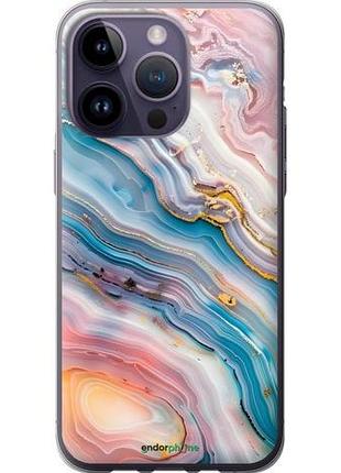 Чехол на iphone 14 pro max мрамор красивый айфон 14 про макс