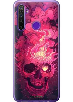 Чехол на realme 6i череп арт