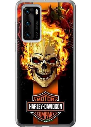 Чехол на huawei p40 харлей девидсон хуавей п40