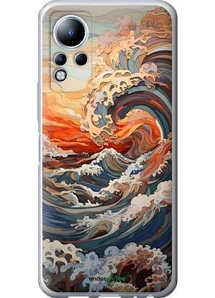 Чехол на infinix note 11 арт волны инфикс ноут 11