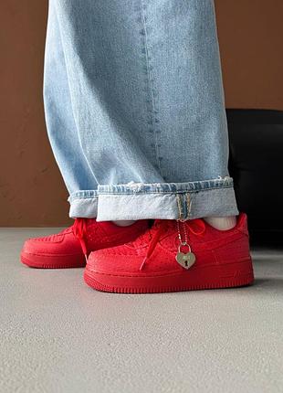 Nike air force 1 se valentines day/university red