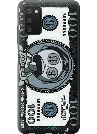 Чехол на samsung galaxy a03s a037f морти 100 самсунг а03с а037ф