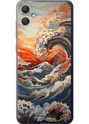 Чехол на samsung galaxy a05 арт волны самсунг а05