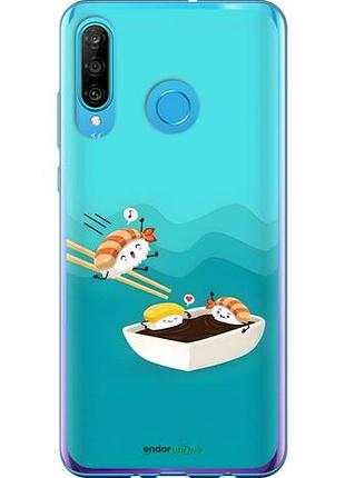Чехол на huawei p30 lite суши
