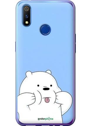 Чохол на realme x lite милий ведмедик
