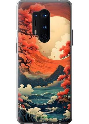 Чехол на oneplus 8 pro природа японии 1+ 8 про