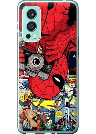 Чехол на oneplus nord 2 человек паук, spiderman 2 1+ норд 2 2