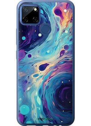 Чехол на realme c12 арт акварель риалми с12