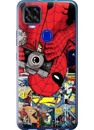 Чехол на zte blade v2020 человек паук, spiderman 2 зте блейд в2020 2