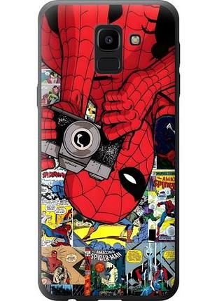 Чехол на samsung galaxy j6 2018 человек паук, spiderman 2 самсунг й6 2018 2