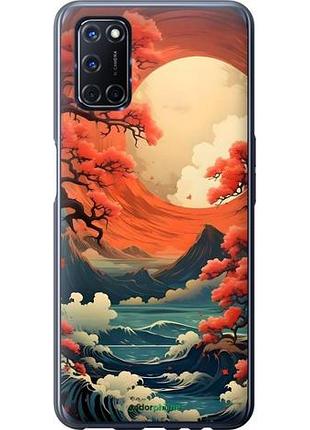 Чехол на oppo a52 природа японии оппо а52