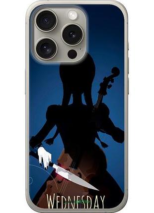 Чехол на iphone 15 pro wednesday "5515u-3096-10746"