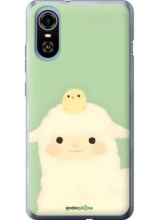Чехол на zte blade a31 plus барашек и ципленок зте блейд а31 плюс