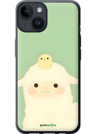 Чехол на iphone 14 барашек и ципленок айфон 14