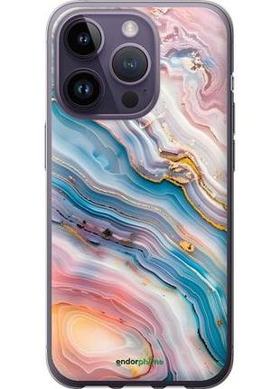 Чехол на iphone 14 pro мрамор красивый айфон 14 про