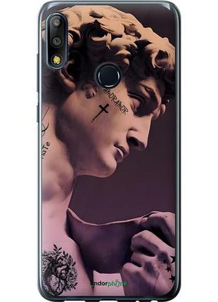 Чехол на asus zenfone max pro m2 zb631kl давид тату асус зенфон макс про м2 зетб631кл