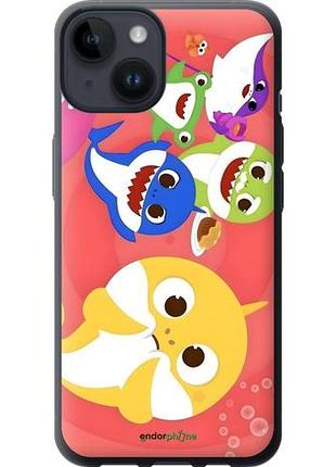 Чехол на iphone 14 бейби шаркс айфон 14